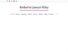 Tablet Screenshot of kimroby.com